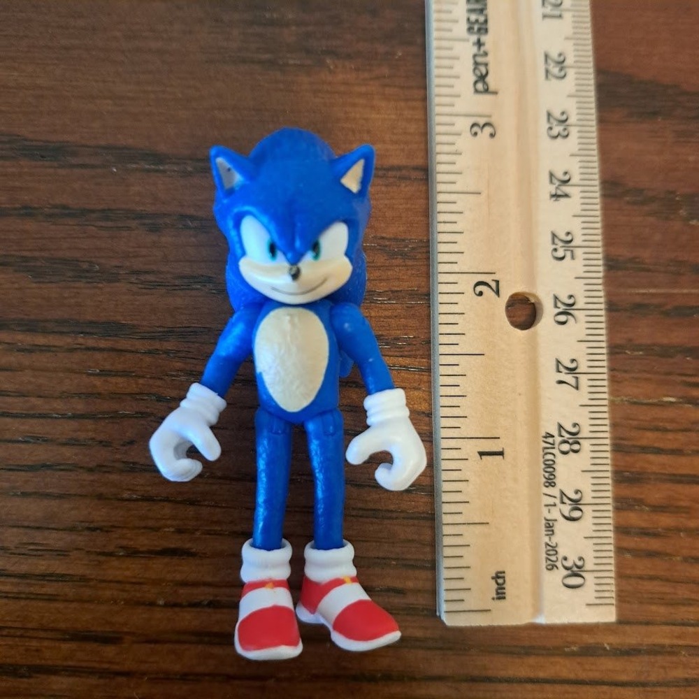 Sonic the Hedgehog Movie Action Figure 3 Inch Blue Sega Collectible Toy Figure